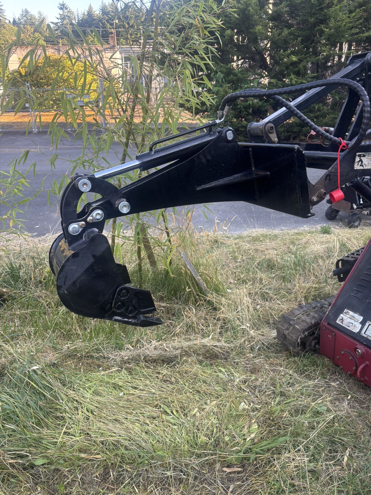 Backhoe ,Mini Skid Steer Dingo Attachment Excavator Digger Arm For Toro Skidsteer