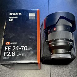 Sony FE 24–70mm F2.8 GM II – Like New / Barely Used