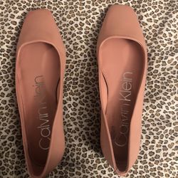 Calvin Klein Ballet Style Flats Nudepink 