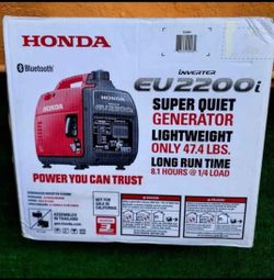 HONDA GENERATOR EU 2200I BRAND NEW...