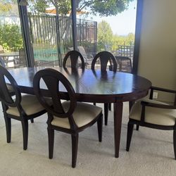 Ethan Allen Dining Table & Chairs