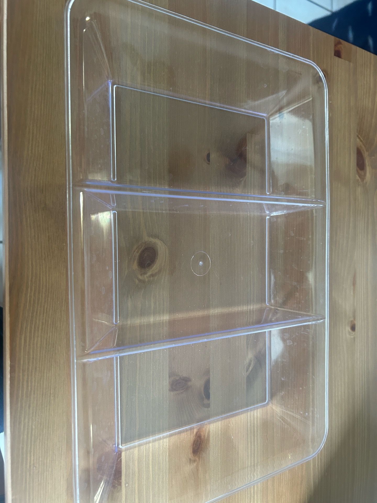Clear Kitchen Organizer Tray