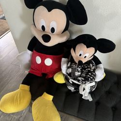 Giant Mickey New And Mickey With Blanket 