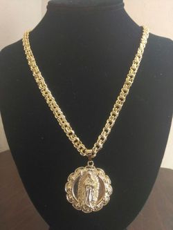 14k Gold filled Chino link with charm