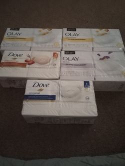 Dove and Olay Soap