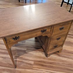 Solid Wood Storage Desk