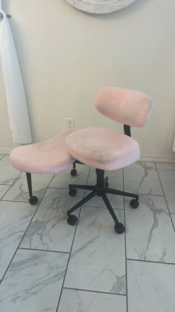 Pink office chair