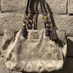 Coach Bag - Gold Color 