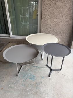Metal tables