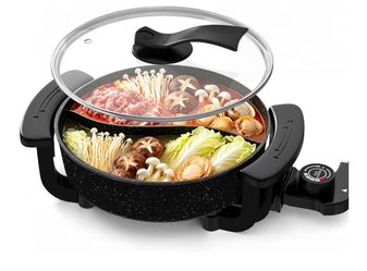 TEMPOWAVEZ 6L Electric Hot Pot Dual Sided
