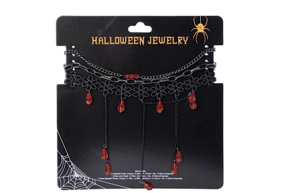 Halloween Necklaces 3-Piece Set