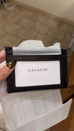 Coach card holder