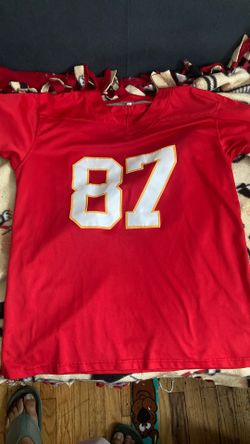  Kansas City Chiefs Travis Kelce #87 Red NFL Jersey Size M