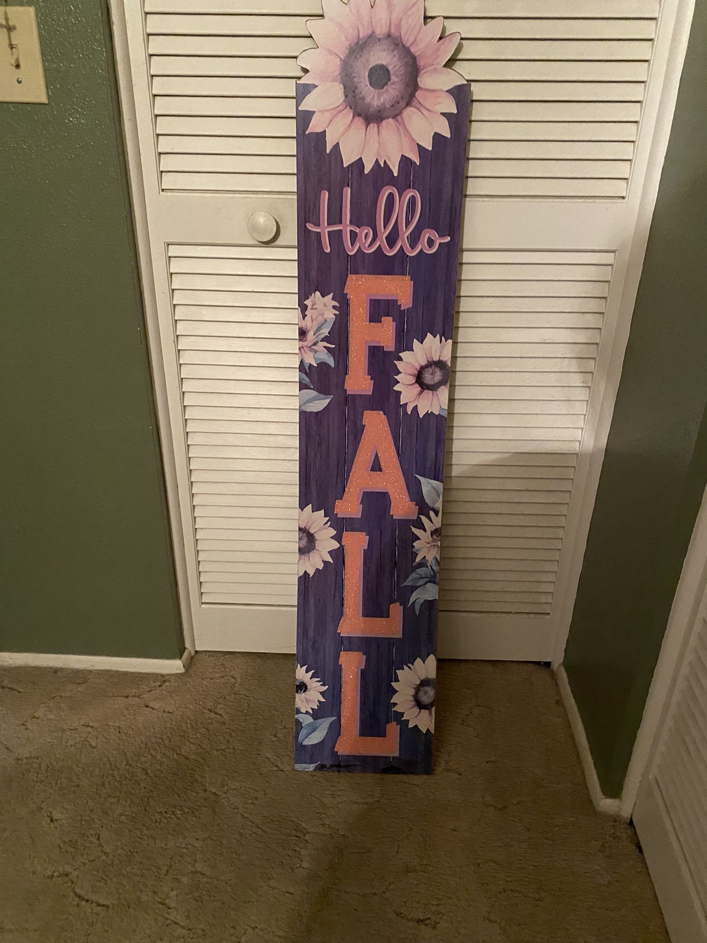 Hello Fall Big Poster Board