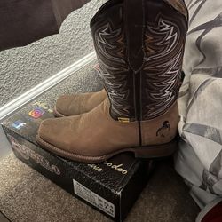 Mens Cowboy Boots Size 7.5 