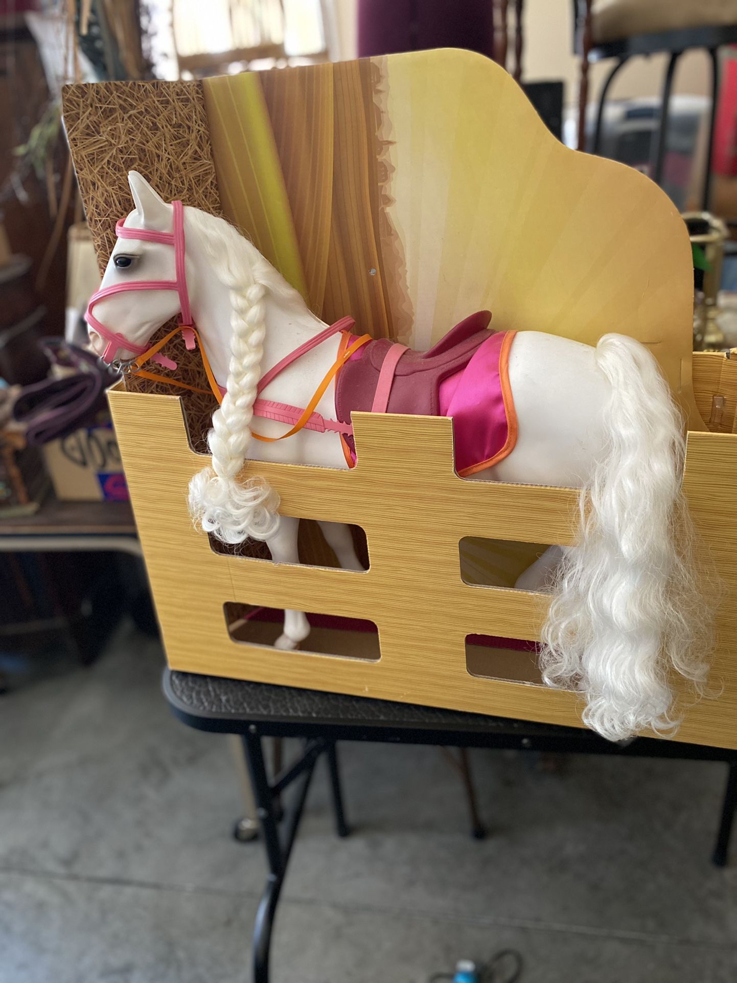 American girl doll or Walmarts living doll compatible horse