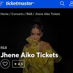 Jhene Aiko Tickets For Sale  (New York July 1)