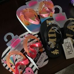 3 Pairs Little Girl Sandals