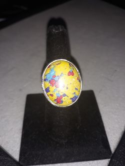 Beautiful Large Ballon Jasper ring