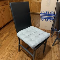 Black Table With Chairs