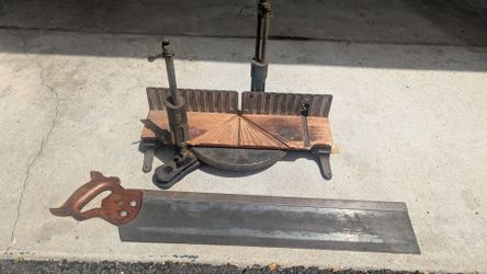 Vintage miter box