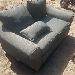 Gray Loveseat