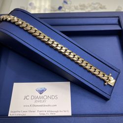 Brazalet 10k Cubanlink Solid 