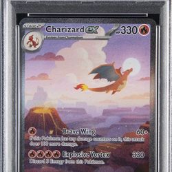 2023 POKEMON 151 SPECIAL ILLUSTRATION RARE #199 CHARIZARD EX PSA 10 prismatic evolution ls pc etb spc upc booster bundle display ascended heroes