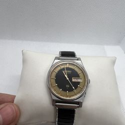 🌑🌕Rare Luxury Vintage SEIKO SQ Men’s Watch Bilingual Day/Date 80s🌕🌑
