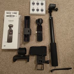 Osmo Pocket 1 Gimble Camera w/filters & accessories Dji