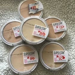 New Maybelline Superstay 24hr wear powder foundation