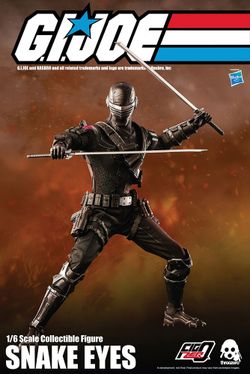 GI JOE Action Figure Ultimate SNAKE EYES FIGzero 1:6 THREEZERO US SELLER MIB