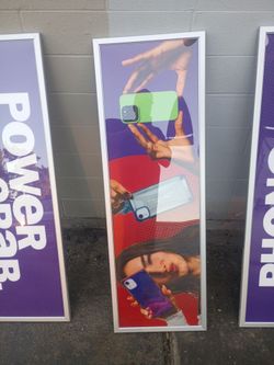 of 6 EGV Slim LED Light Box Panels (Model EGV-LYBX) 24V DC - Backlit/Edge-Lit Retail Signage4.