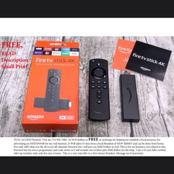 4K FIRESTICK TV- NEW - Fully Loaded 