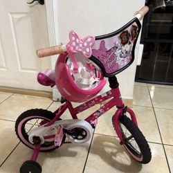 Bicicletas Huffy Disney para Niñas, 12 pulgadas, a Partir de 3 años, Princesas Disney, Minnie Mouse. Huffy Disney Bikes for Girls, 12 Inch, Ages 3+, D