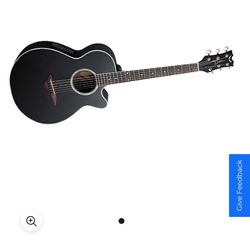 Dean Performer E Acoustic-Electric Guitar Black