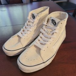 Vans Women's 8.5 Cream/White