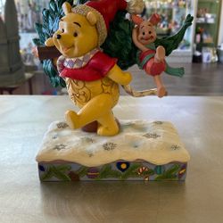 Disney Showcase Winnie The Pooh Christmas “A Tree For Two” Figurine (contact info removed)