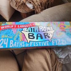 World's Largest BATH bomb BAR