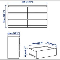 IKEA Malm Dresser 