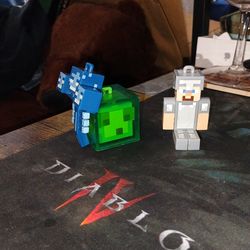 Minecraft keychain charms