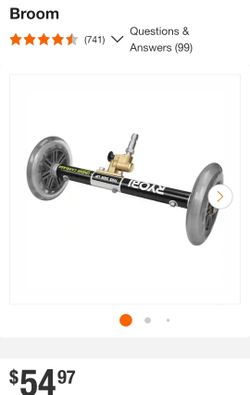 RYOBI Walter broom& undercarriage cleaner