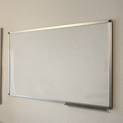 Whiteboard / dry erase board And pin board