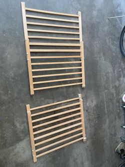 Two Wooden Baby Gates