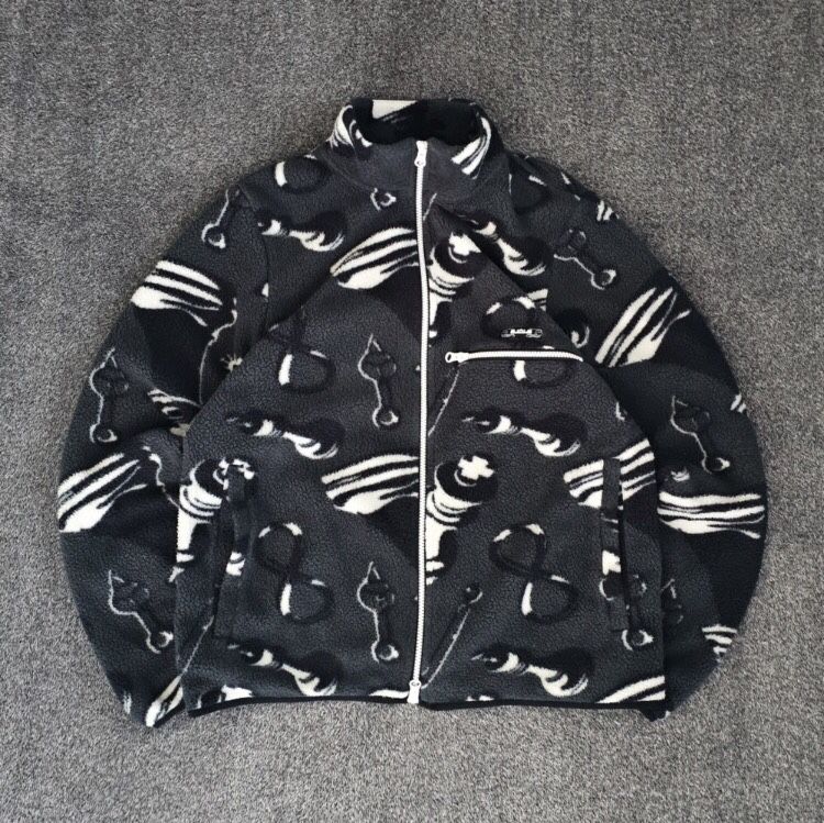 Nike Men's LeBron Printed Chess Fleece Full Zip Jacket Size Medium