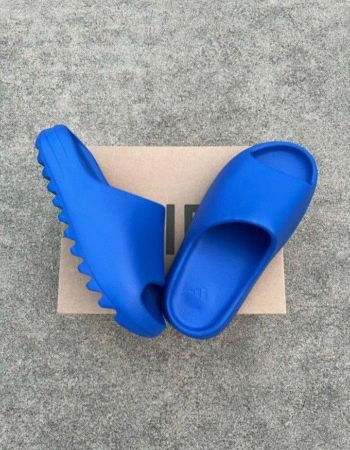 Adidas Yeezy Slides Azure