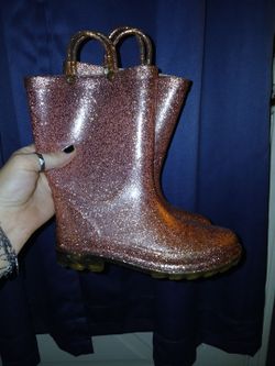 Girls light up rain boots