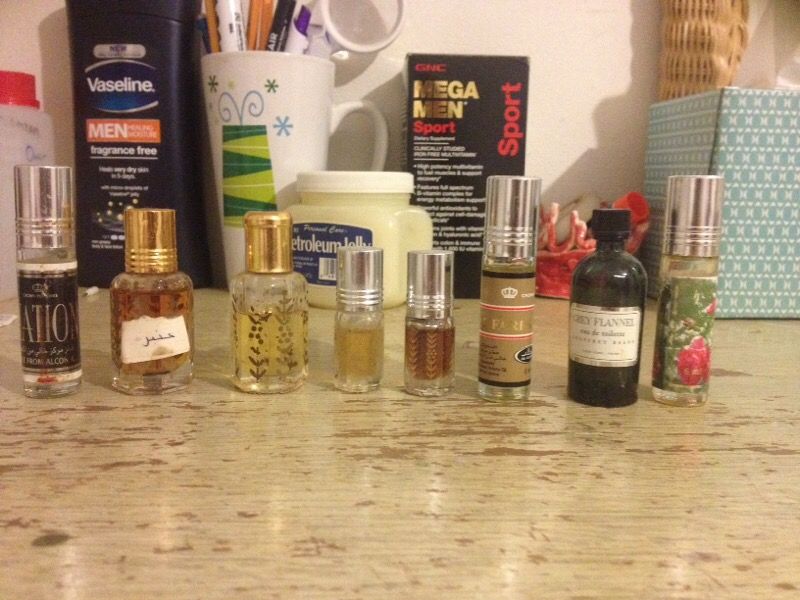 Arabian oil perfumes