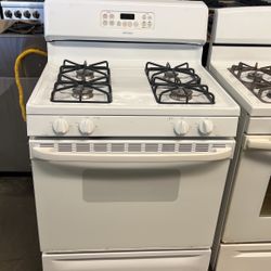 Hot Point 30”Wide Gas Range Stove In White