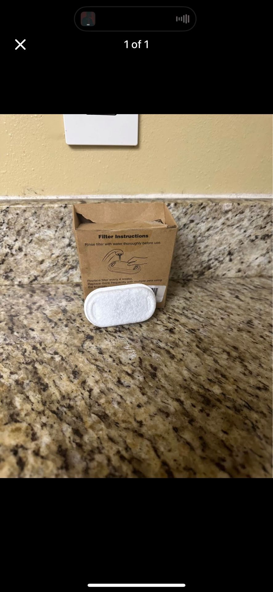 pet fountain filter